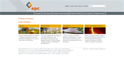 Desktop Screenshot of epc.com.br